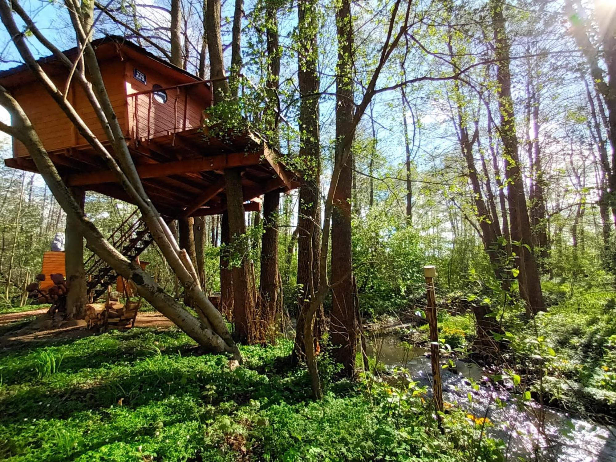 Villa Treehouse V Brdech Bohutín Exterior foto